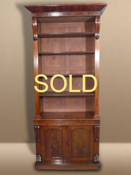 SOLD - Antique - A Victorian Open Top Bookcase