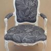 ANTIQUE - A FRENCH LOUIS XV STYLE ARMCHAIR