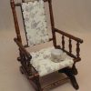 ANTIQUE - LATE 19TH C. CHILD'S ROCKING CHAIR
