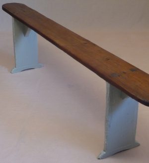 ANTIQUE - RUSTIC FRENCH FARMHOUSE BENCH 01.jpg