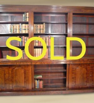 ANTIQUE - LARGE(11 FEET WIDE) VICTORIAN LIBRARY BOOKCASE 01.jpg