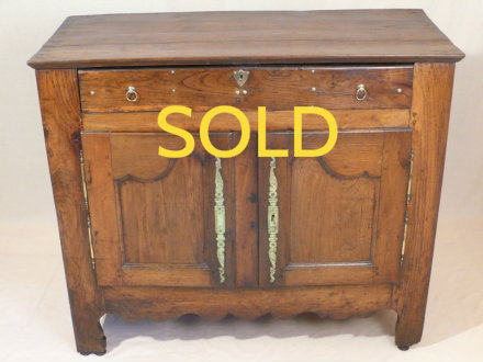 SOLD --- ANTIQUE - FRENCH PROVINCIAL EARLY 19TH CENTURY BUFFET --- SOLD