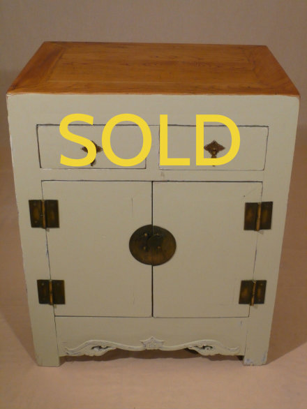 SOLD --- ANTIQUE - 19TH CENTURY CHINESE CABINET --- SOLD