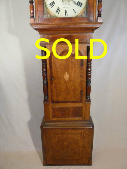 SOLD --- ANTIQUE - EIGHT-DAY GRANDFATHER CLOCK--- SOLD