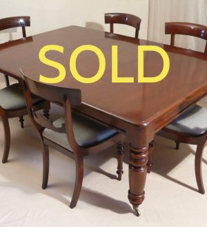 ANTIQUE - 19TH CENTURY DINING SUITE-TABLE AND 6 CHAIRS 01.jpg